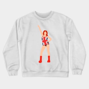 Geri Flag Dress Spice Girls Ginger Spice Crewneck Sweatshirt